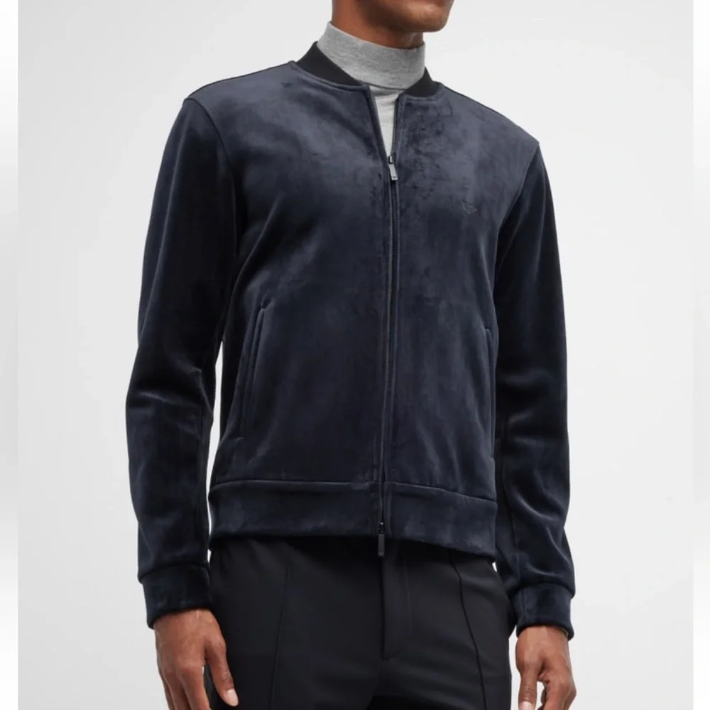 Authentic Emporio Armani velvet full size sweatshirt